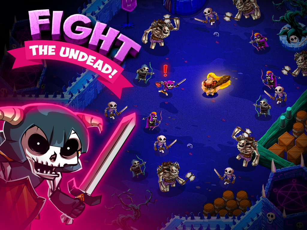Barbaric: RPG Pinball Attack Game Screenshot