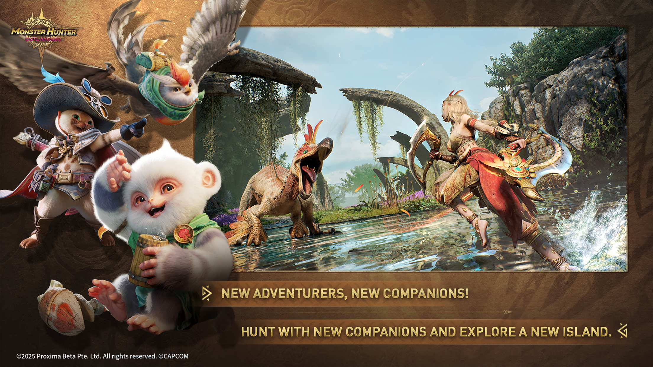 Monster Hunter Outlanders Game Screenshot