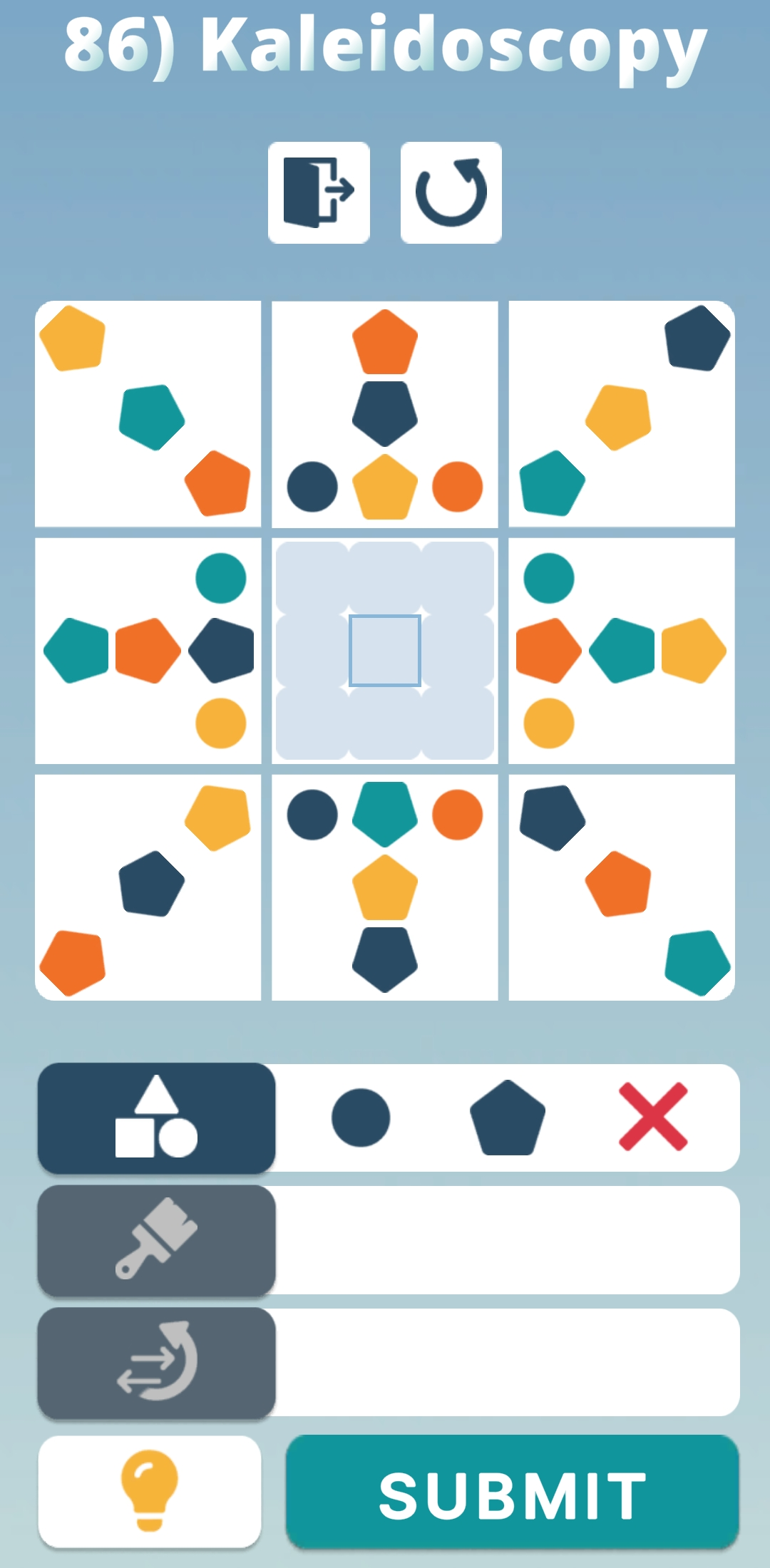 Скриншот игры Shape Logic