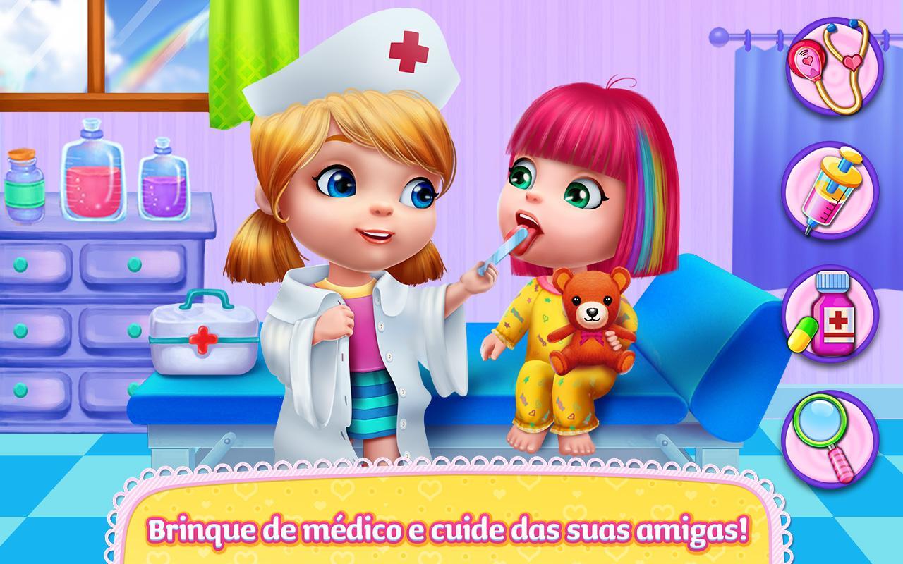 Captura de Tela do Jogo Vista e Cuide da Bebê Kim