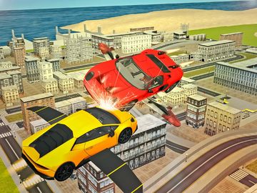 Flying Sport Car Simulator2016 Game Screenshot