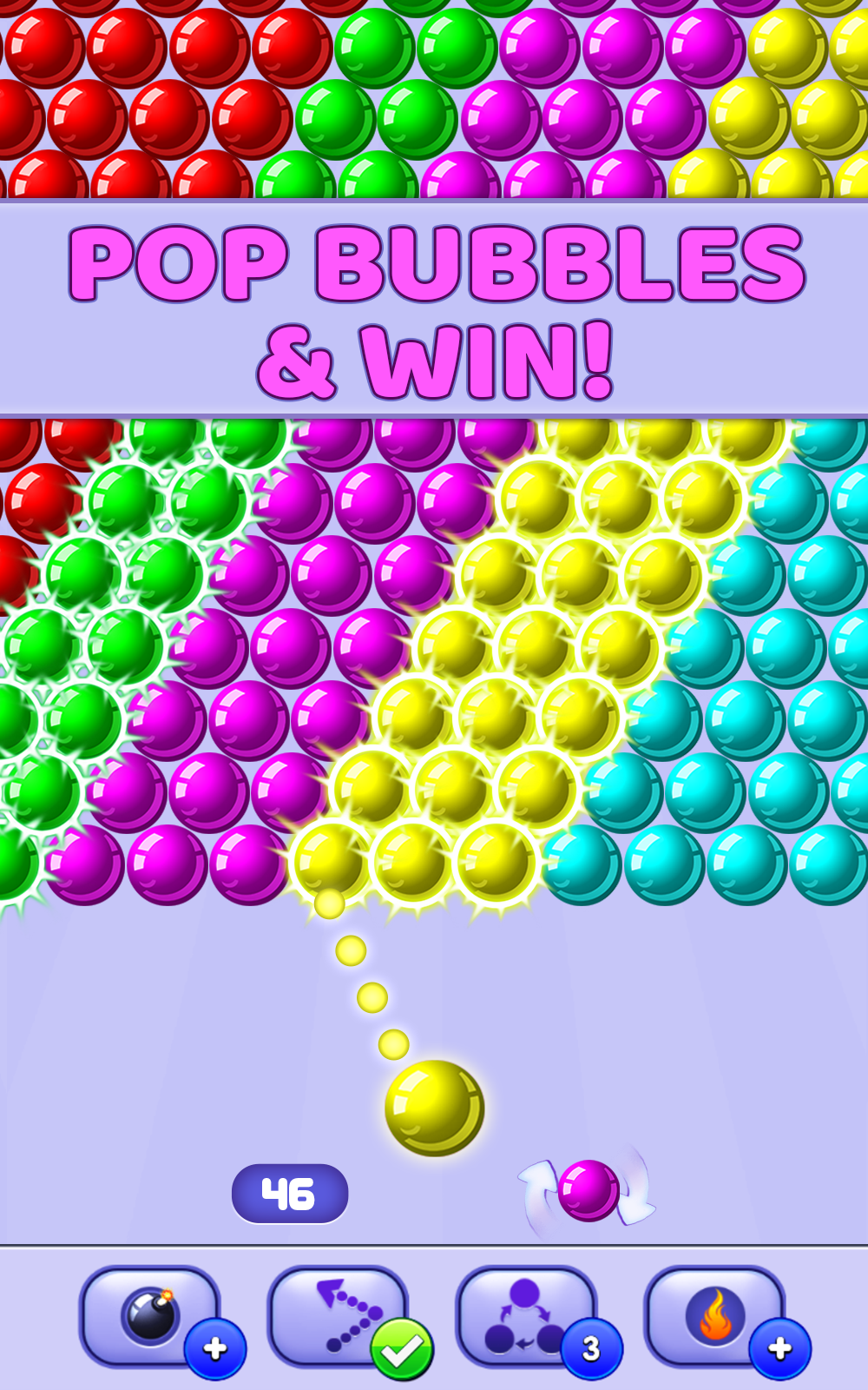 Captura de Tela do Jogo Bubble Pop - Bubble Shooter