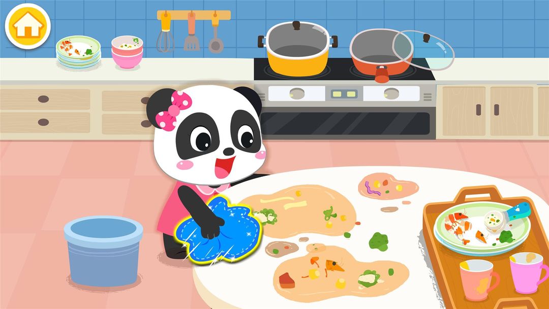 Screenshot of Baby Panda's Life: Cleanup