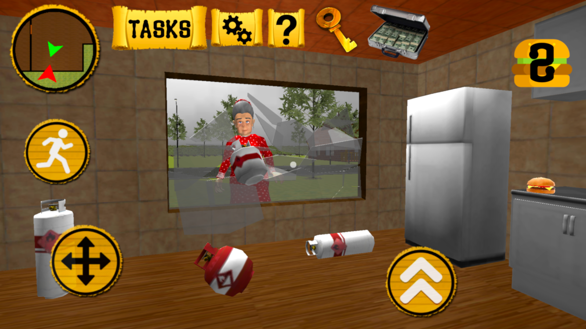 Granny Neighbor. Terrible Secret Game Screenshot