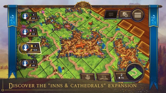 Carcassonne – Tiles & Tactics screenshot game