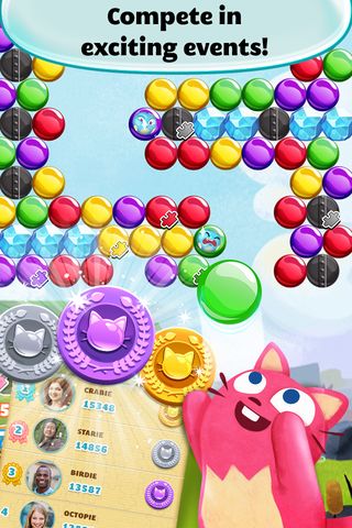 Screenshot of Bubble Mania: Valentines Day