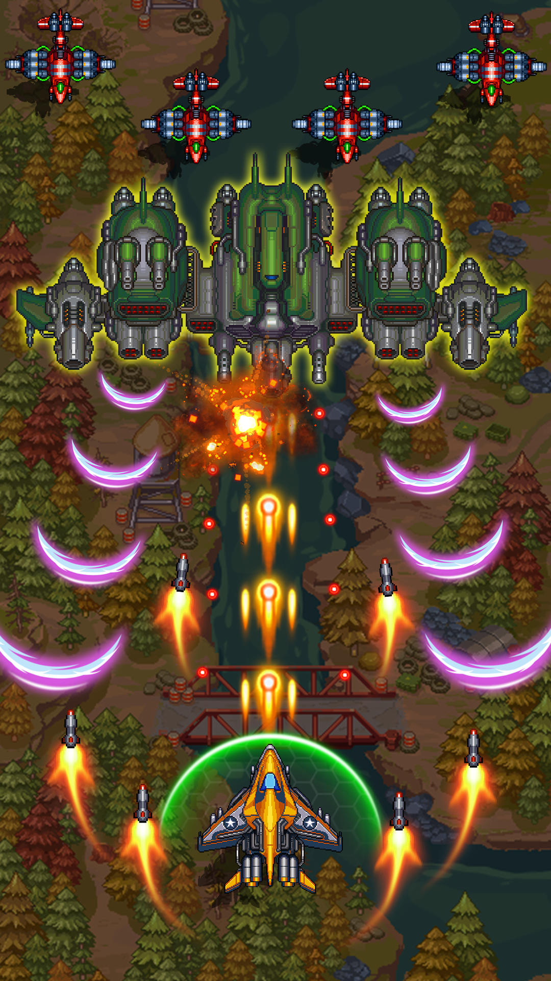 1945 Air Force: 街機飛機射擊 遊戲截圖