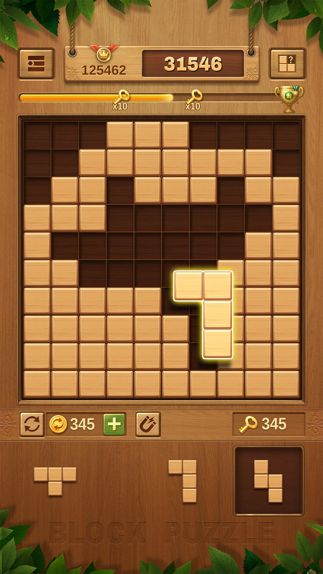 Screenshot 1 of 나무 블록 퍼즐 - 클래식 블록 퍼즐 게임 3.4.1