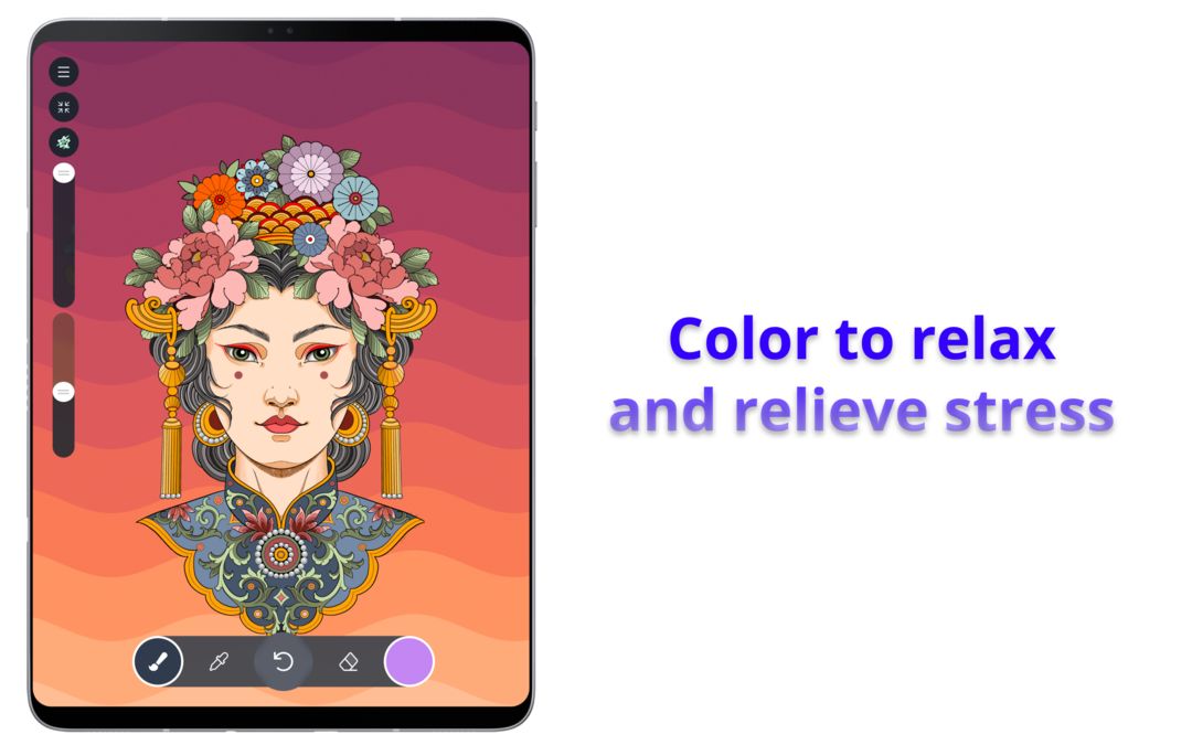 Screenshot of Coloring Game By Color Collab