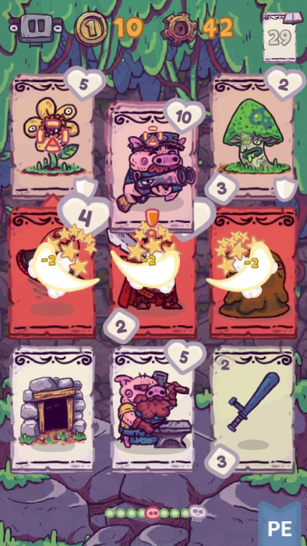 Card Hog - Dungeon Crawler 게임 스크린 샷