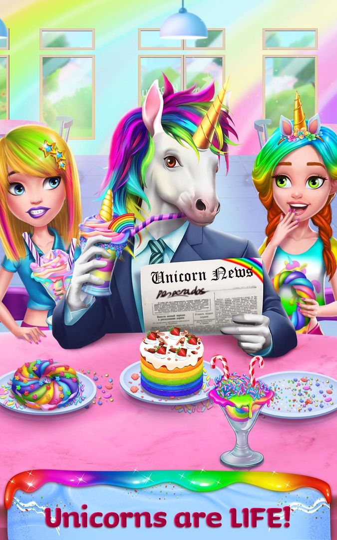 Unicorn Food Style Maker screenshot game