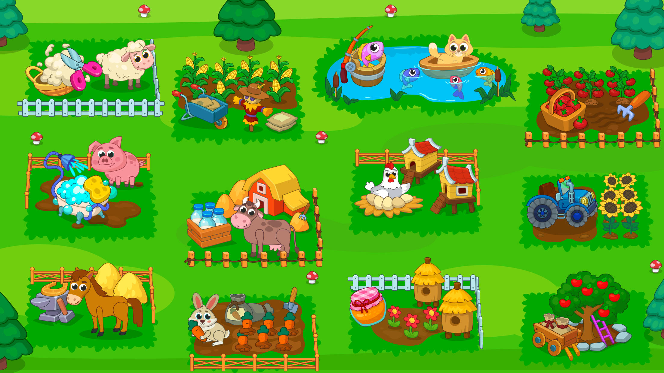 Farm for kids Game Screenshot