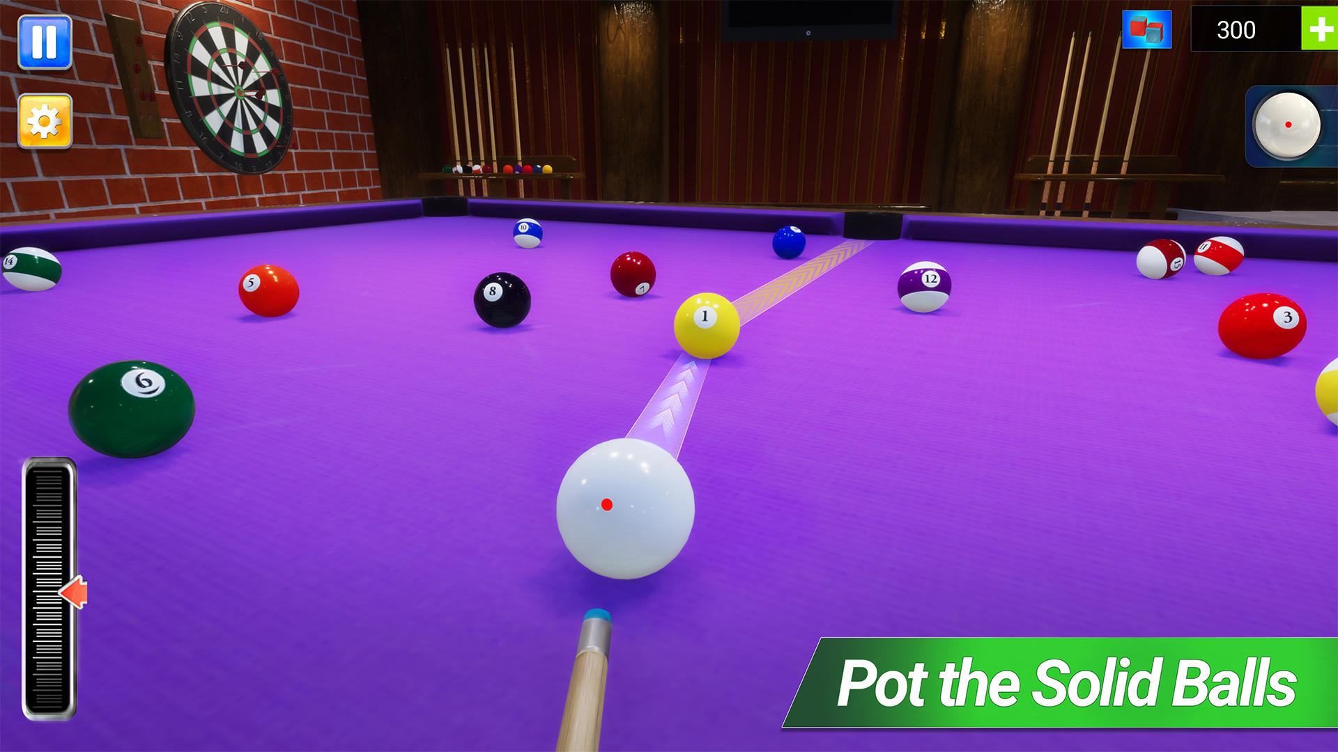 Screenshot 1 of Бильярдная игра 8 Ball Pool 1.2