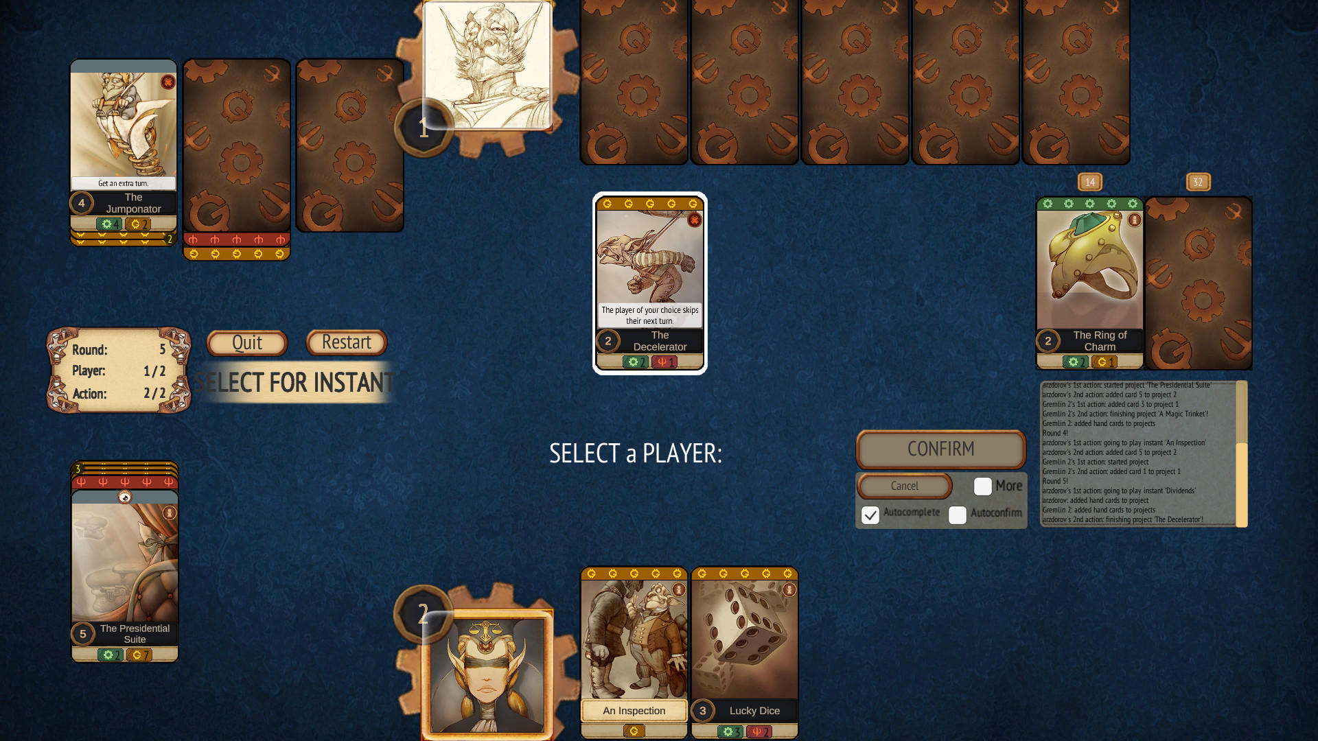 Screenshot of Gremlins, Inc. – Card Game