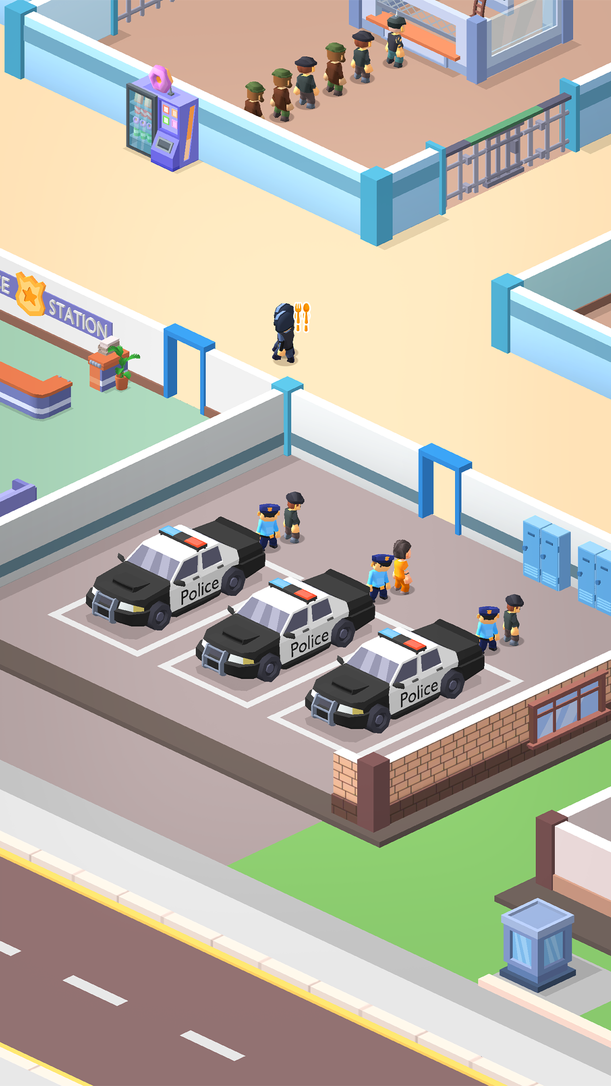 Police Department Tycoon Game Screenshot