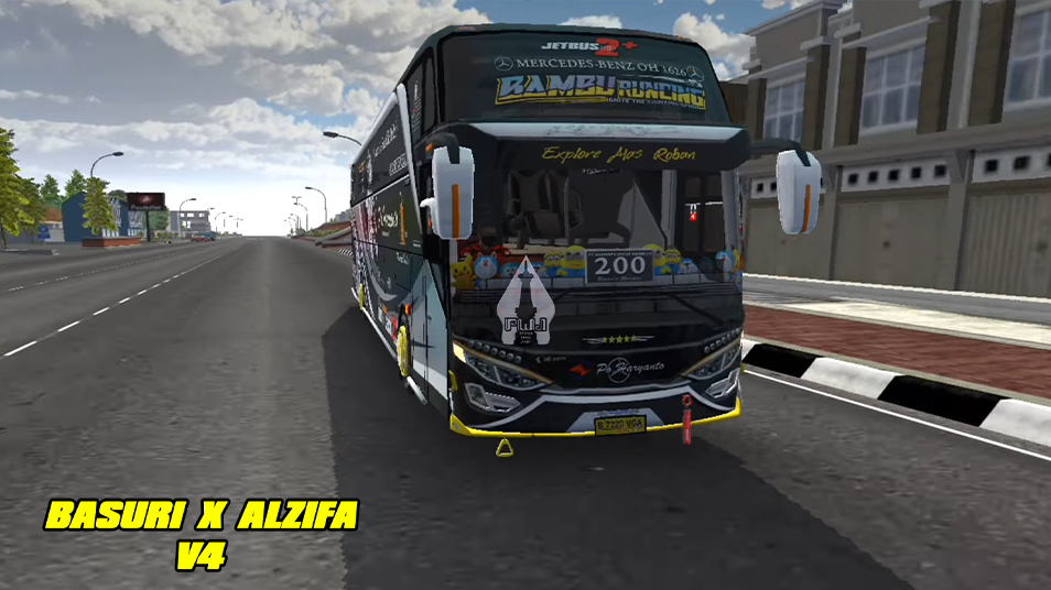 Alzifa X Basuri V4 Telolet Game Screenshot