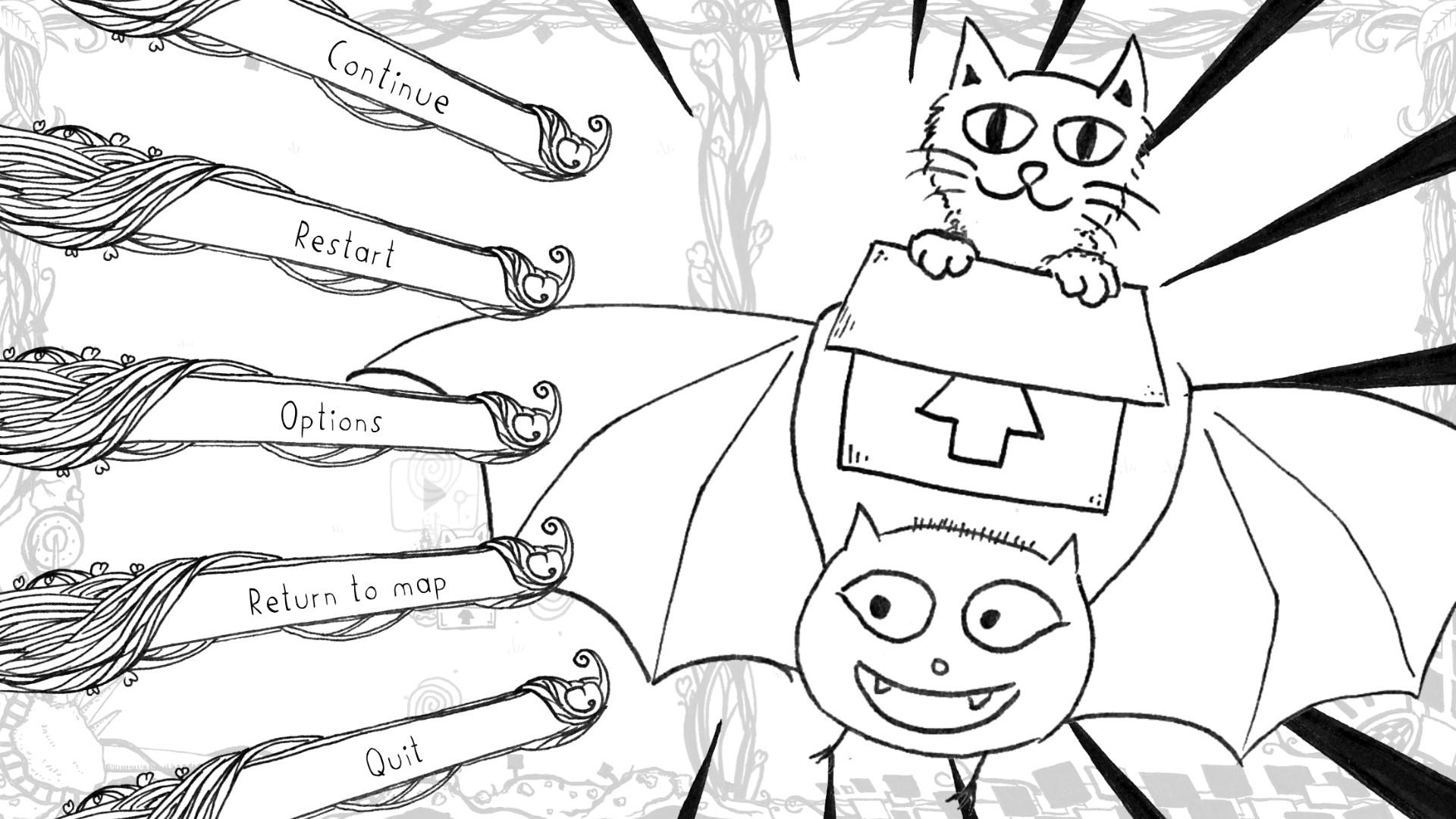 Screenshot of Catty & Batty: The Spirit Guide