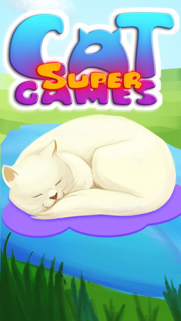 슈퍼 고양이 게임 3 일치 게임 스크린 샷