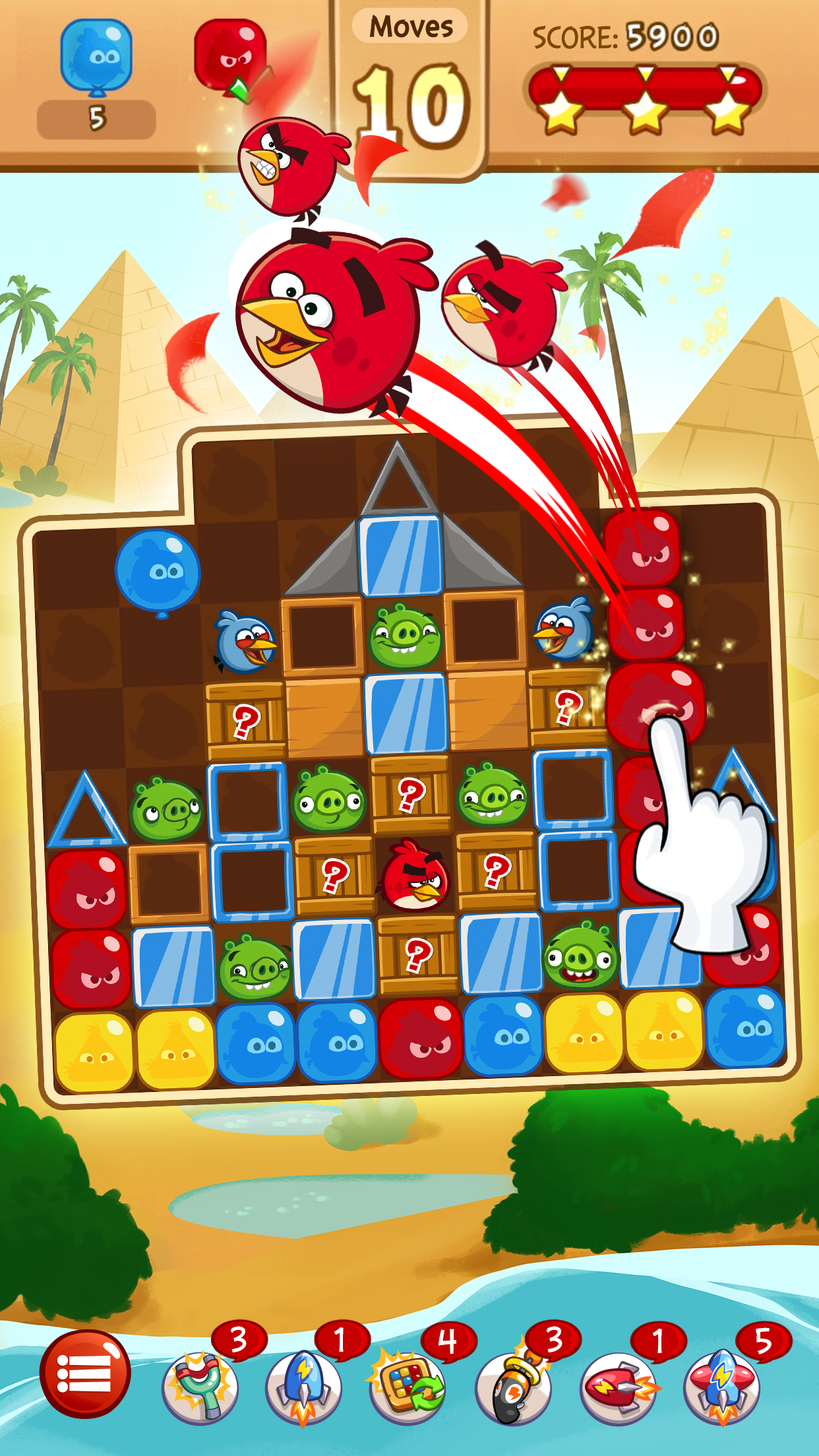 Angry Birds Blast Game Screenshot