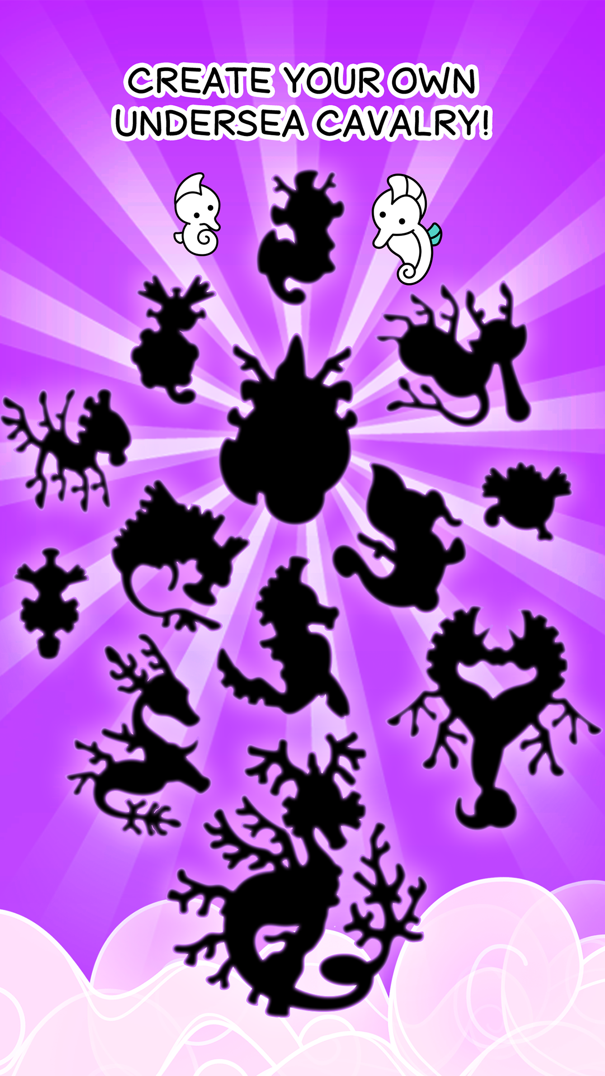 Seahorse Evolution: Sea Mutant Game Screenshot