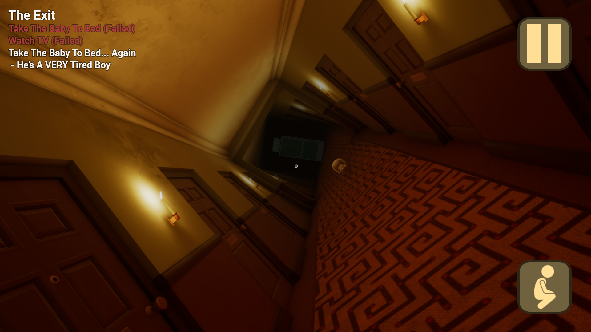 The Baby In Yellow Game Screenshot