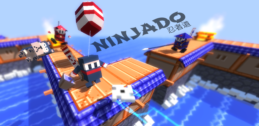 Banner of Ninjado en zigzag 