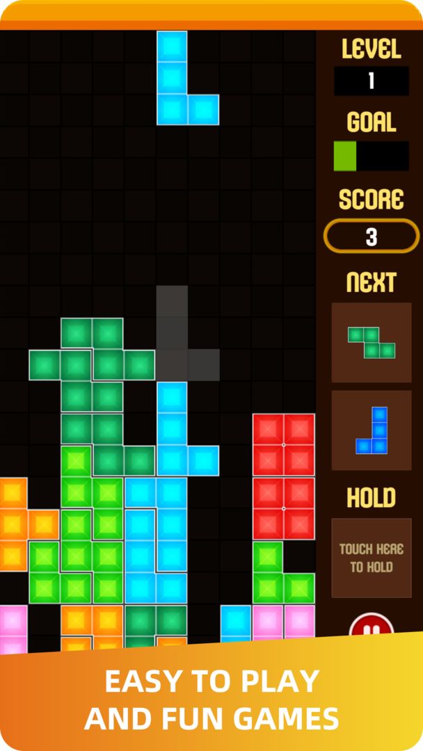 Screenshot of Classic Block Puzzle - Free Casual Tet_ris Game