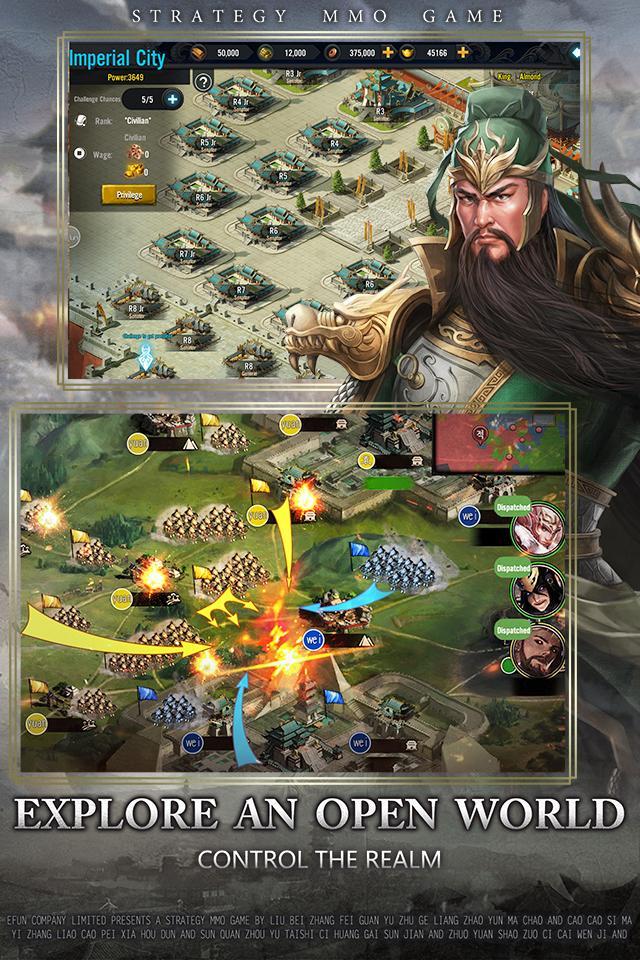 Three Kingdoms: Massive War ภาพหน้าจอเกม