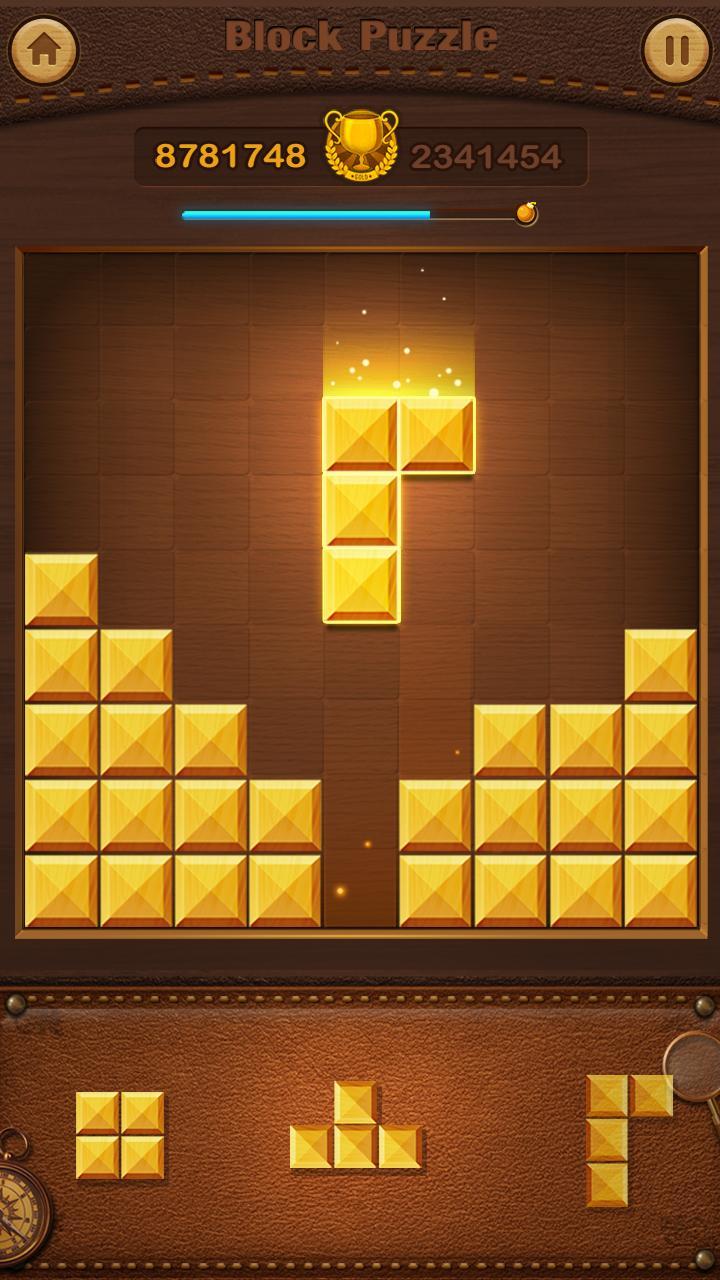 Wood Block Puzzle Game Screenshot