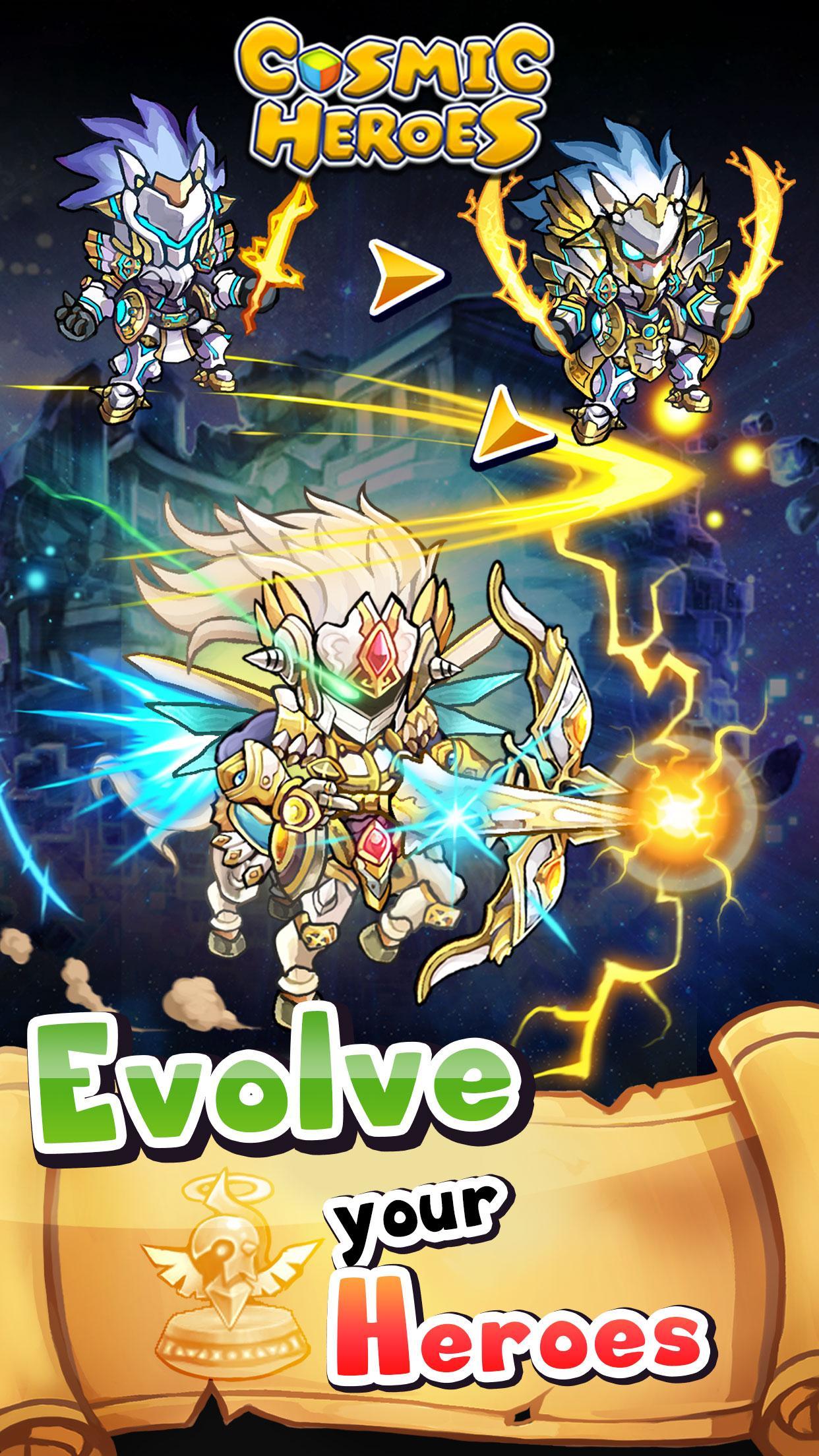 Cosmic Heroes - 3D Puzzle x RPG Game Screenshot
