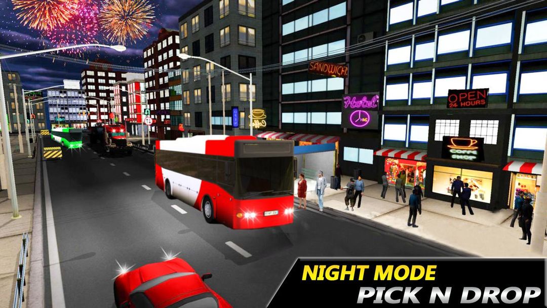 버스 모의 실험 장치 2017 년 : 3d 버스 운전사 경기 게임 스크린 샷