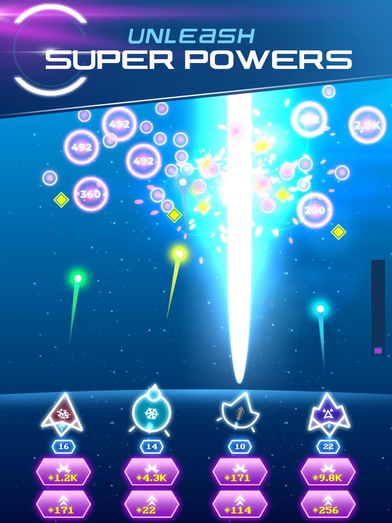 Non-Stop Space Defense - Infinite Aliens Shooter screenshot game