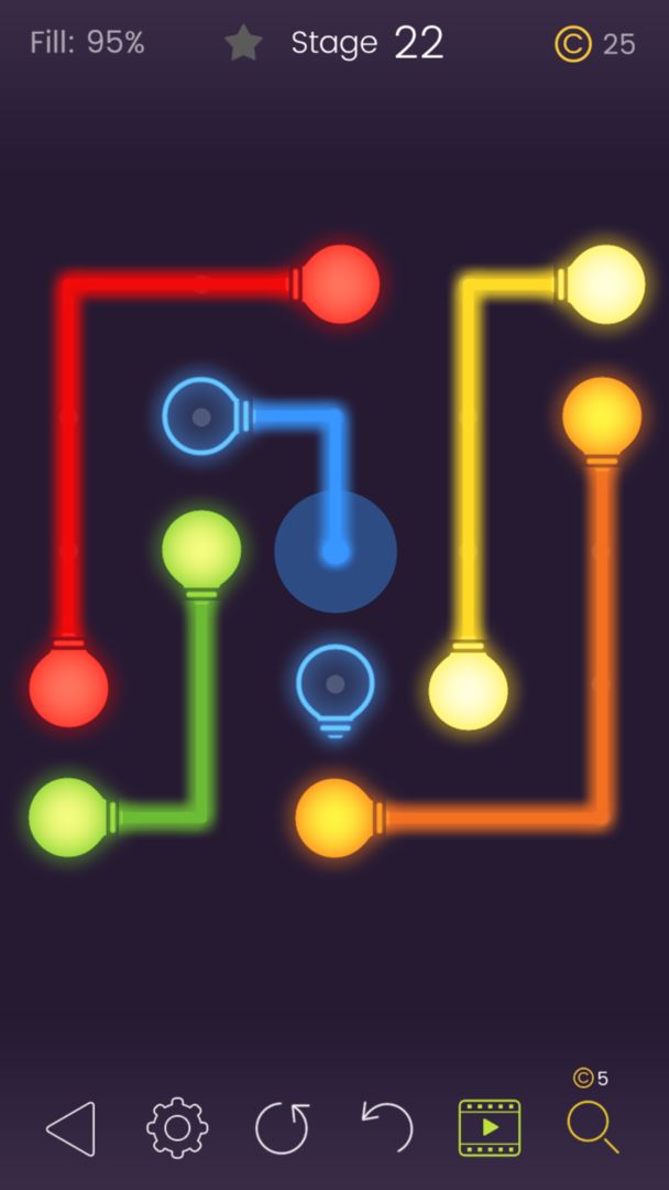Screenshot of Puzzle Glow : Number Link Puzz