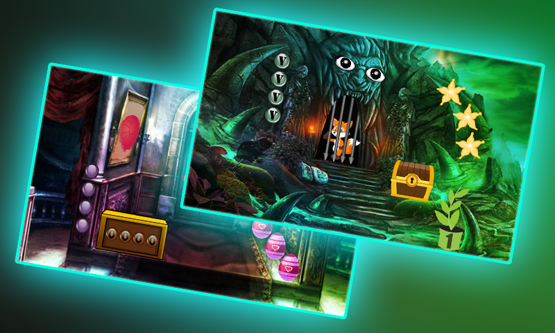 Cartoon Fox Rescue Best Escape Game-305 Game Screenshot