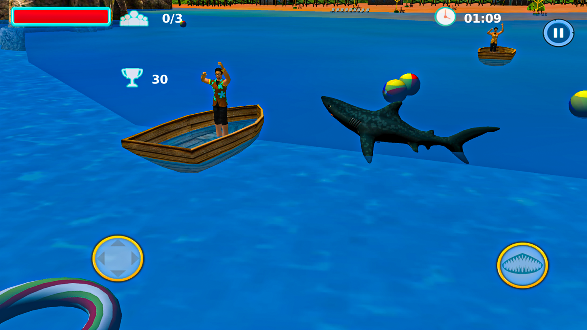 Shark Attack - Hunting Game 게임 스크린샷