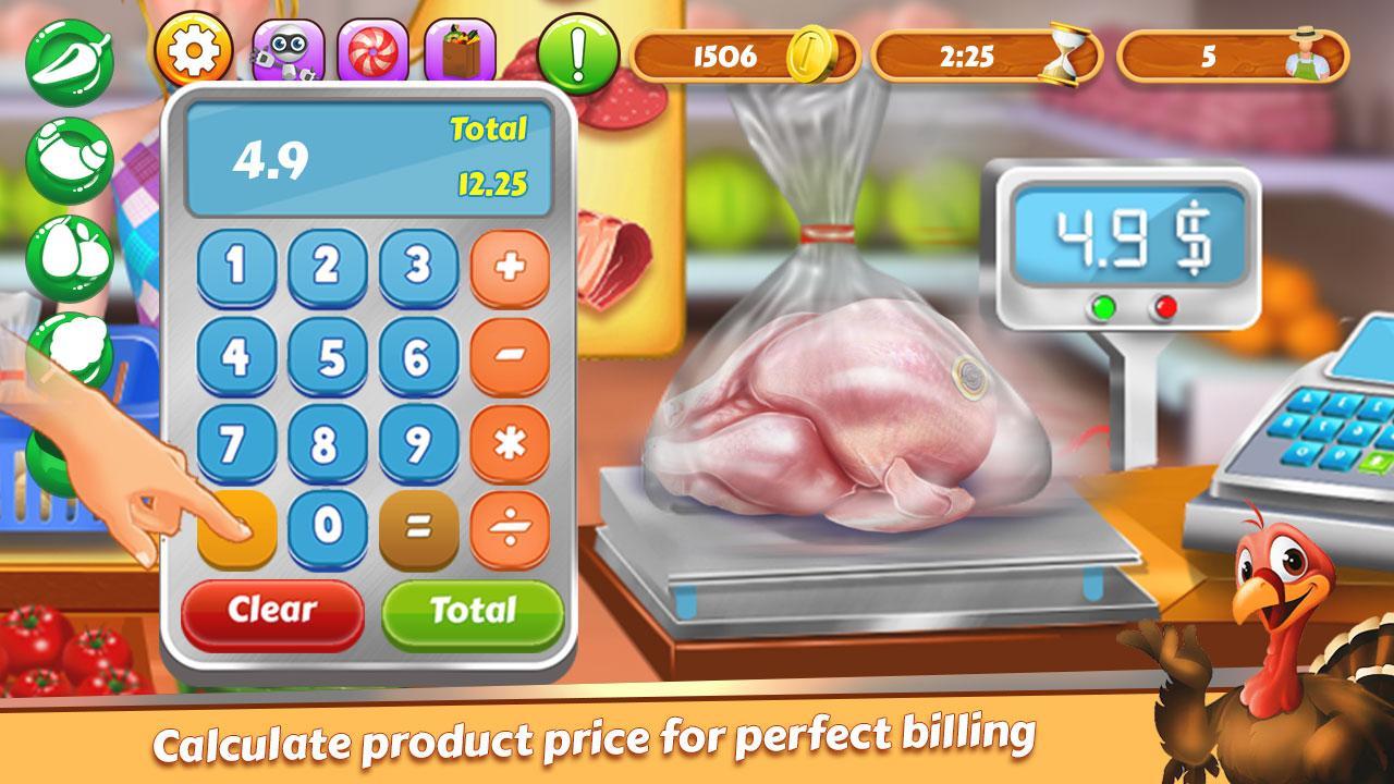 Thanksgiving Store Cashier & Manager Game Screenshot