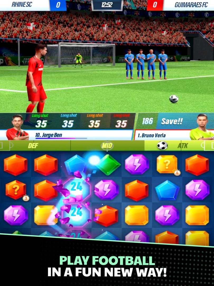 Football Puzzle Champions - match and score! screenshot game