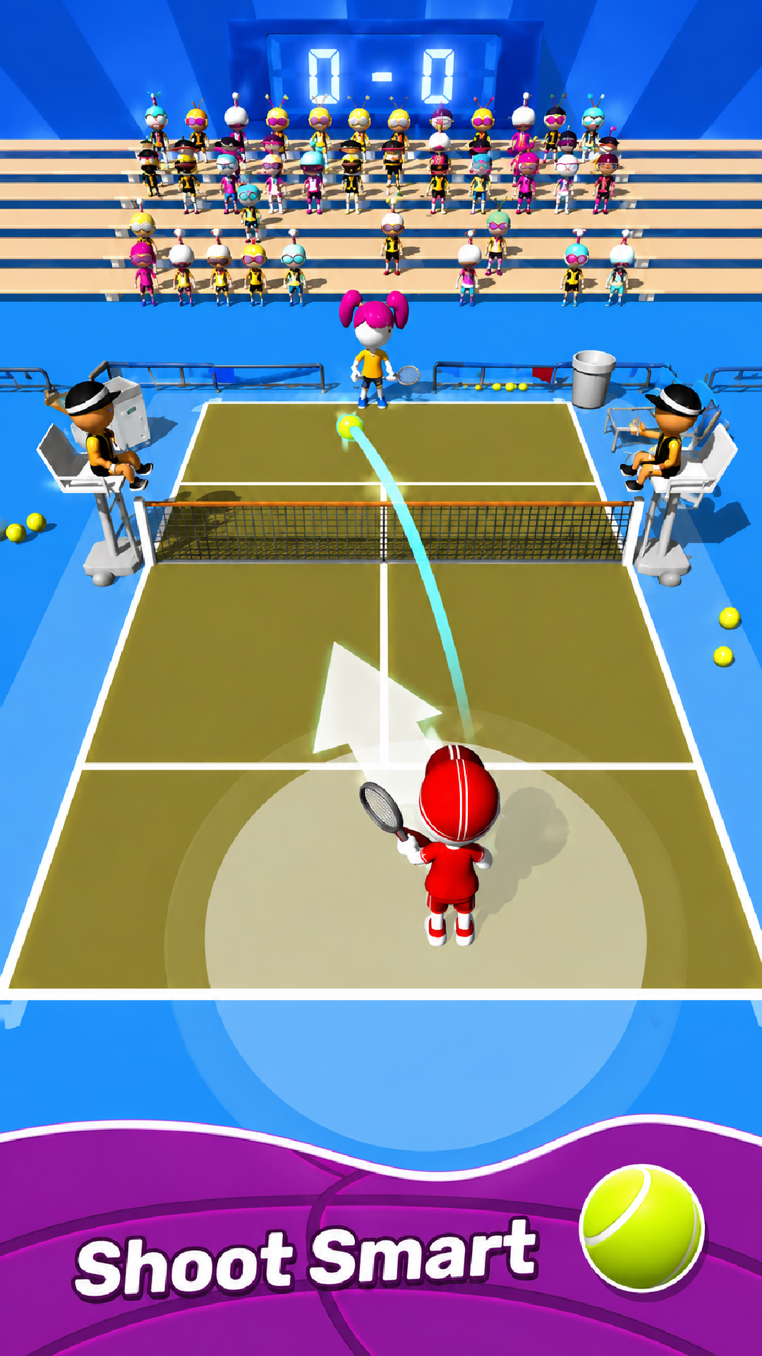 Stickman Tennis Champion Game Screenshot