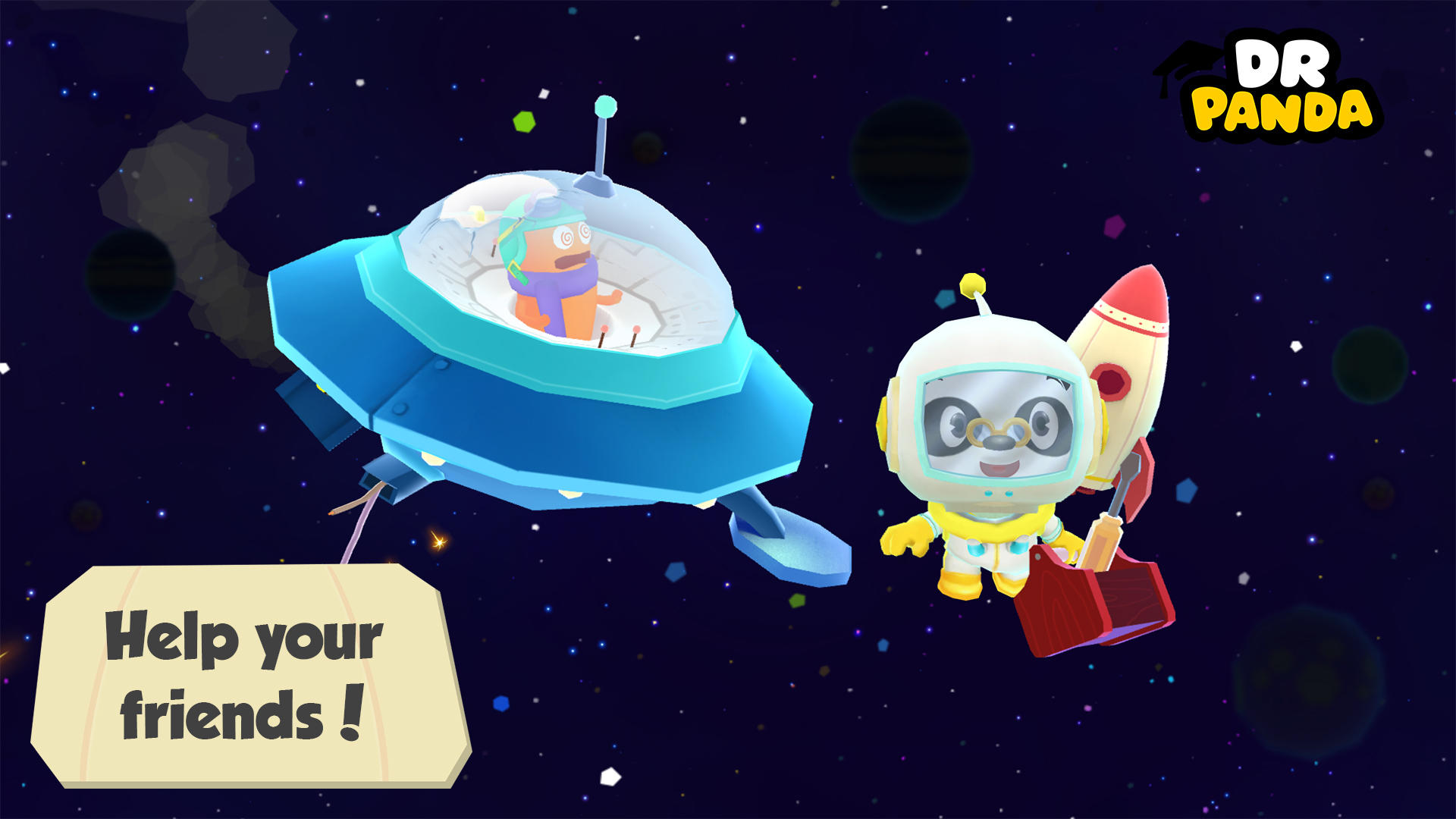 Dr. Panda in Space ภาพหน้าจอเกม