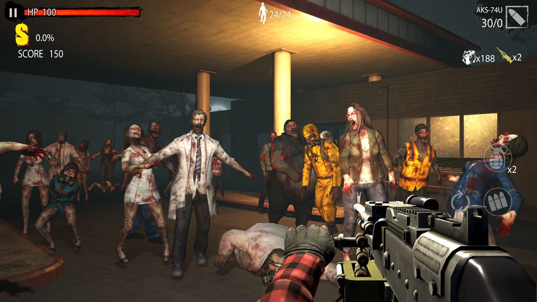 Screenshot of Zombie Hunter D-Day : 20Mil +