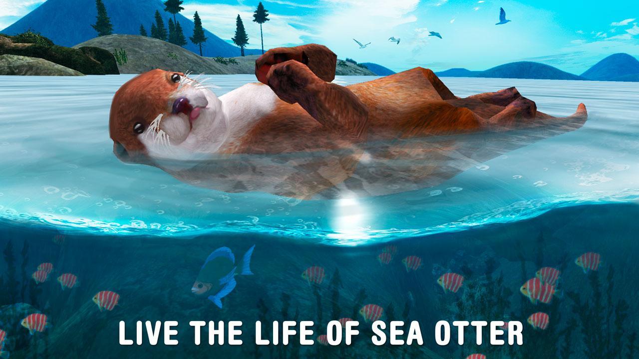 Screenshot 1 of Sea Otter Survival Simulator 1.1.0