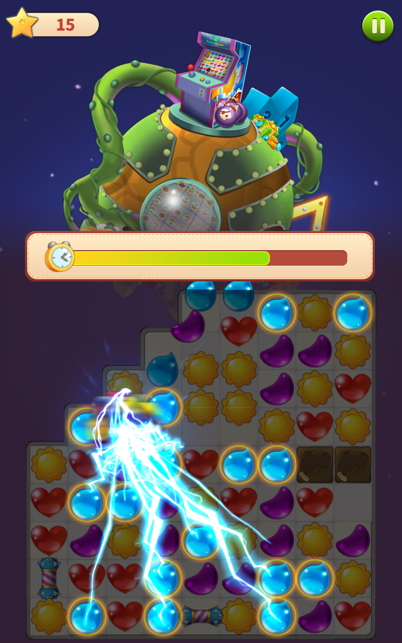 puzzle planet Game Screenshot