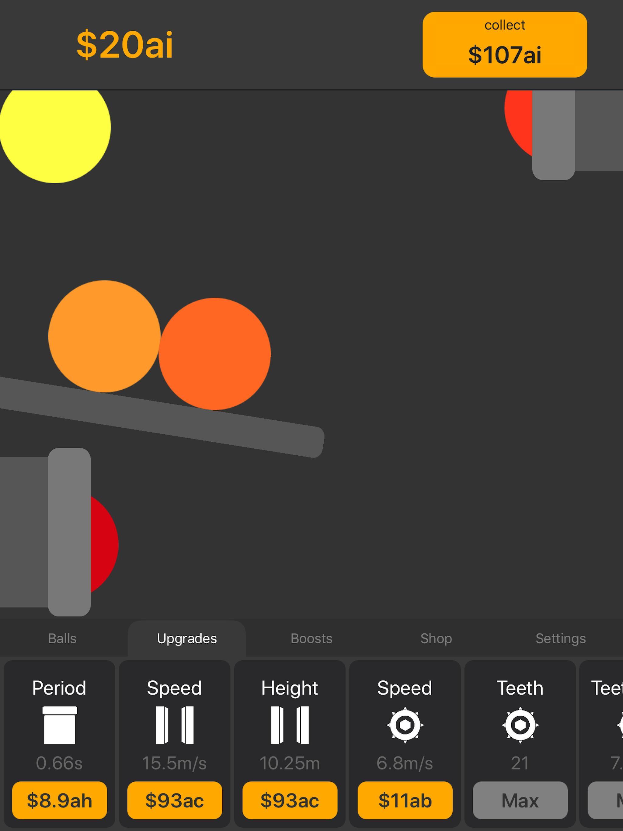 Скриншот игры Idle Ball Crush
