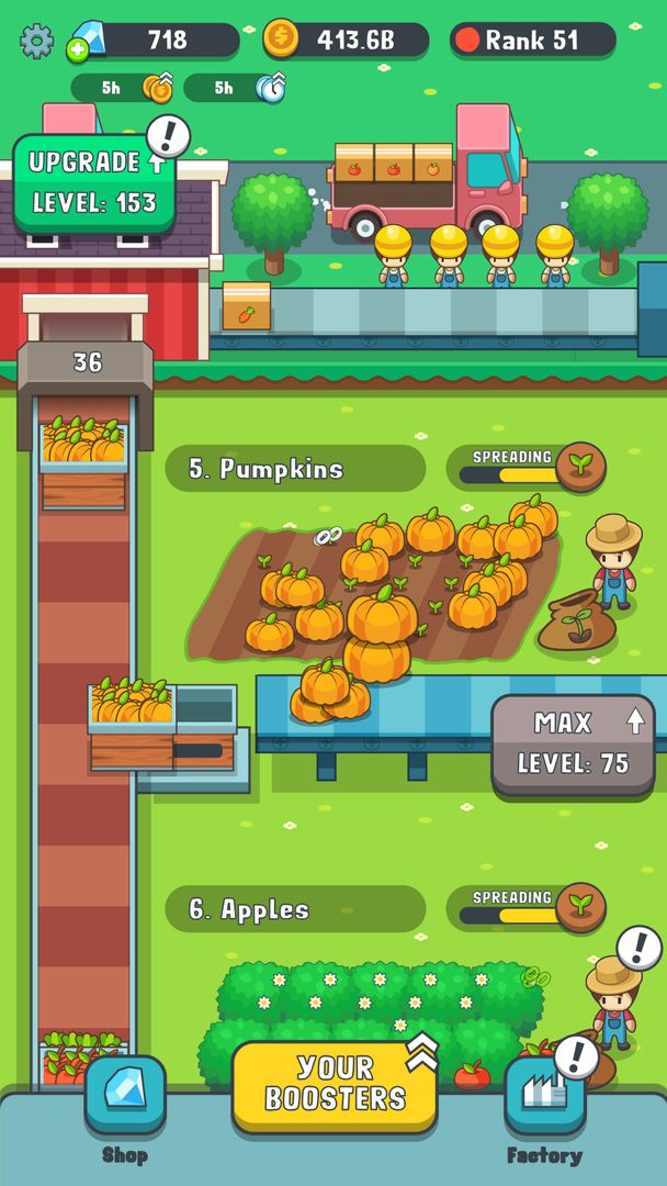 Screenshot of Juice Farm – Idle Harvest