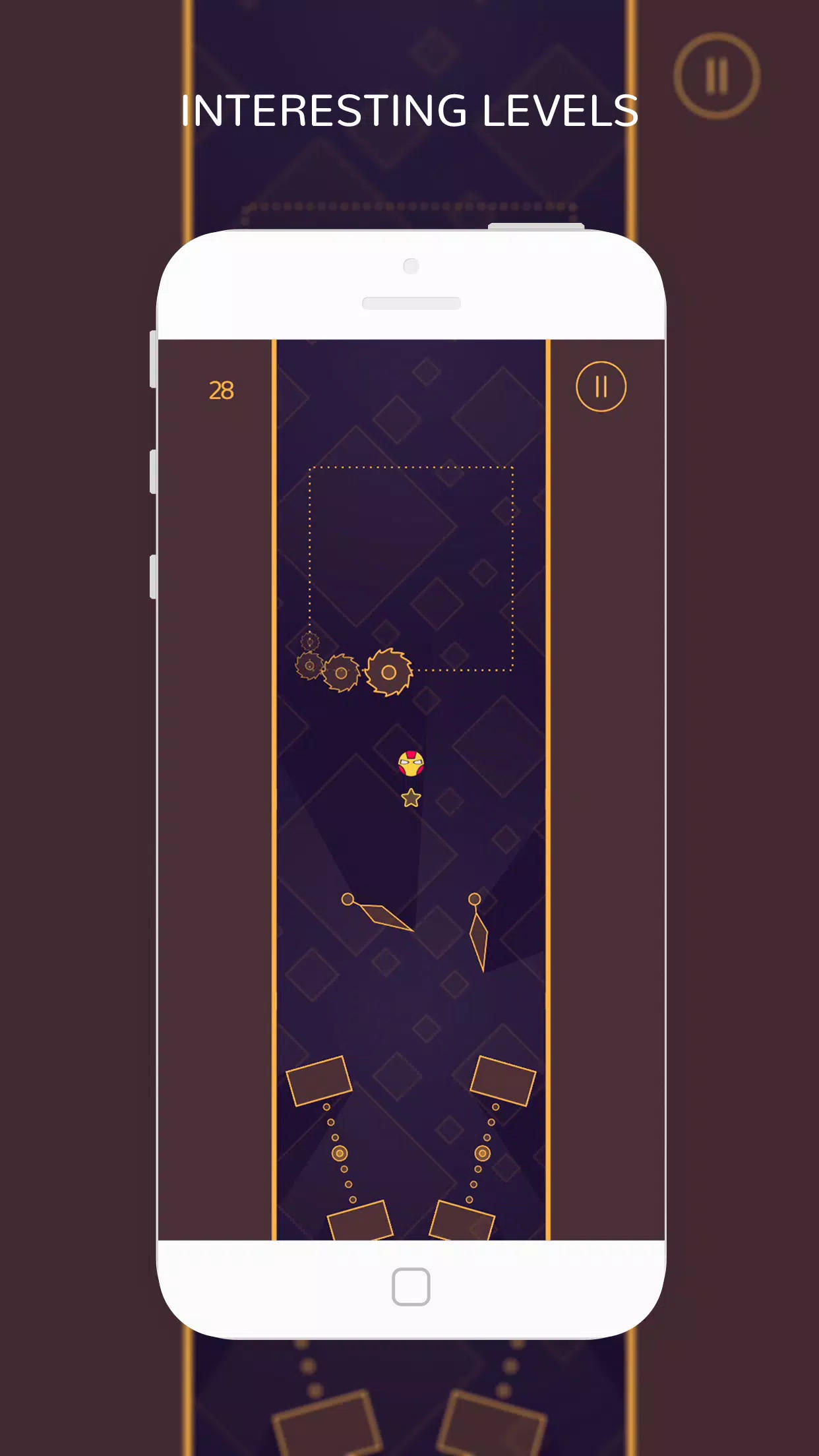Fall Down Challenge Game Screenshot