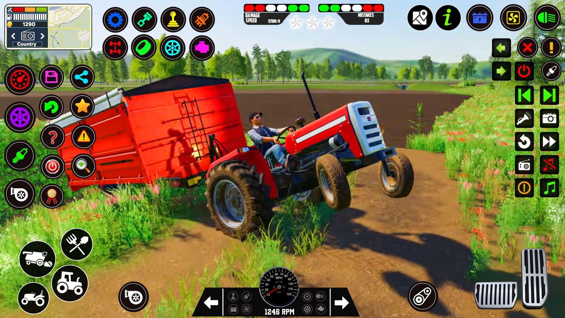 Screenshot of Indian Tractor Farming Games