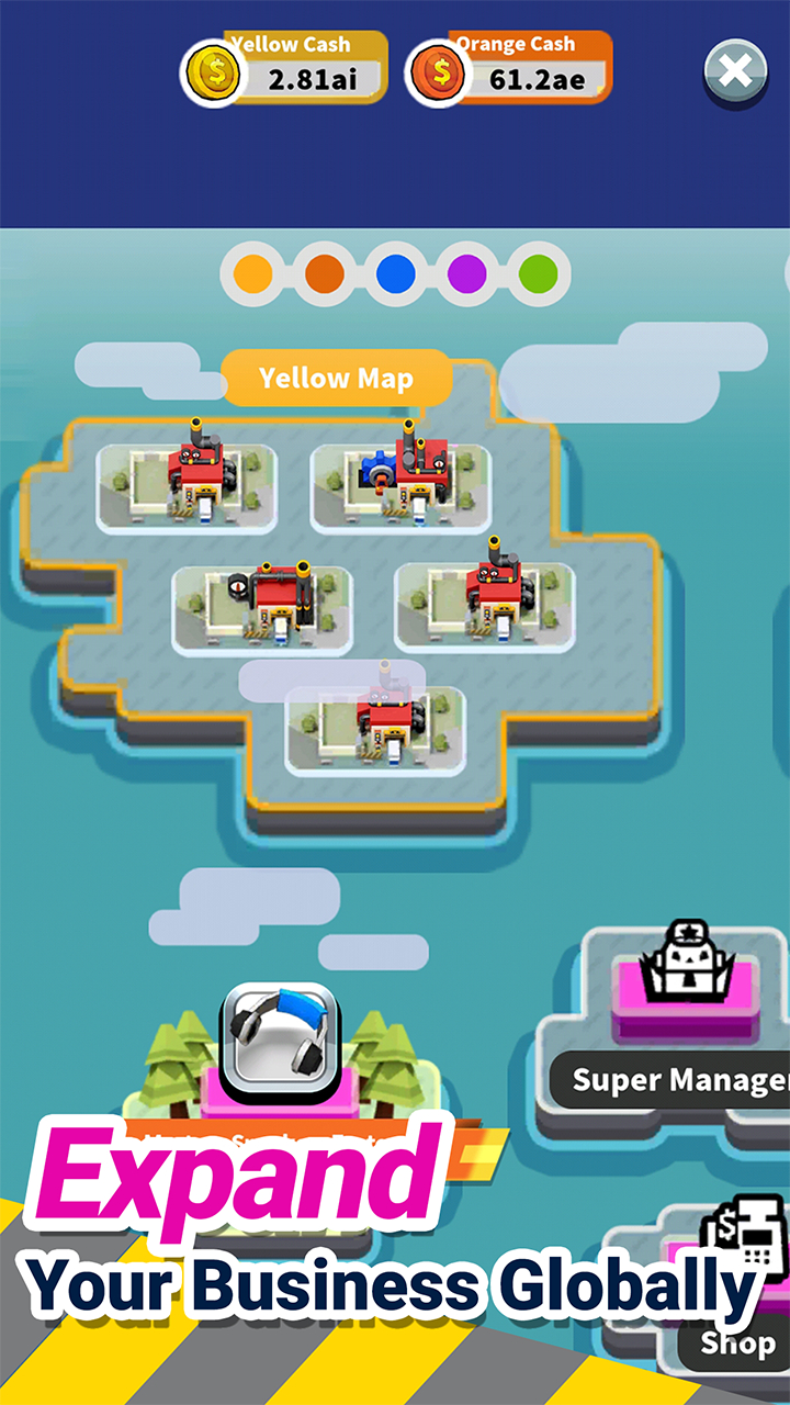 Idle Super Factory Game Screenshot