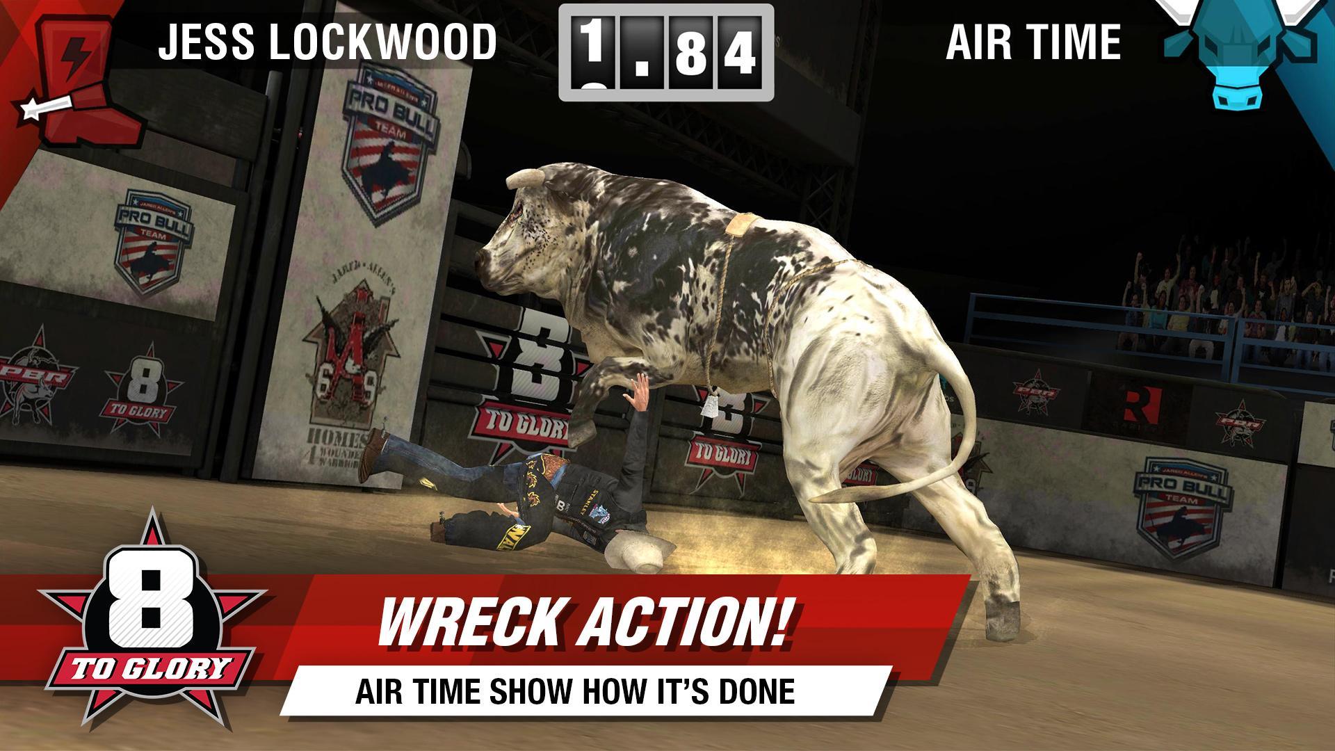 8 to Glory - Bull Riding ゲームのスクリーンショット