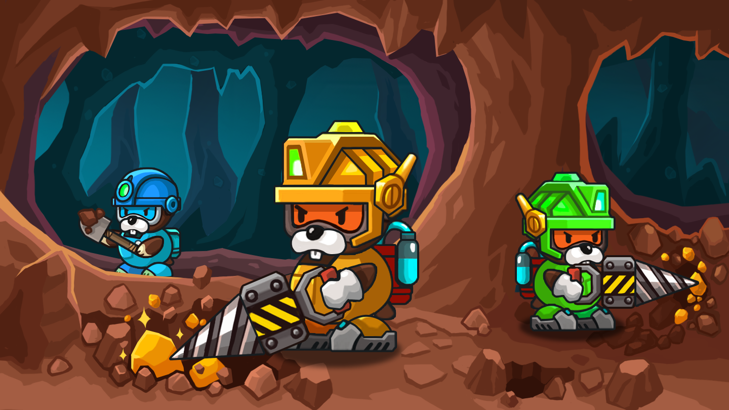 Popo Mine: Idle Mineral Tycoon Game Screenshot