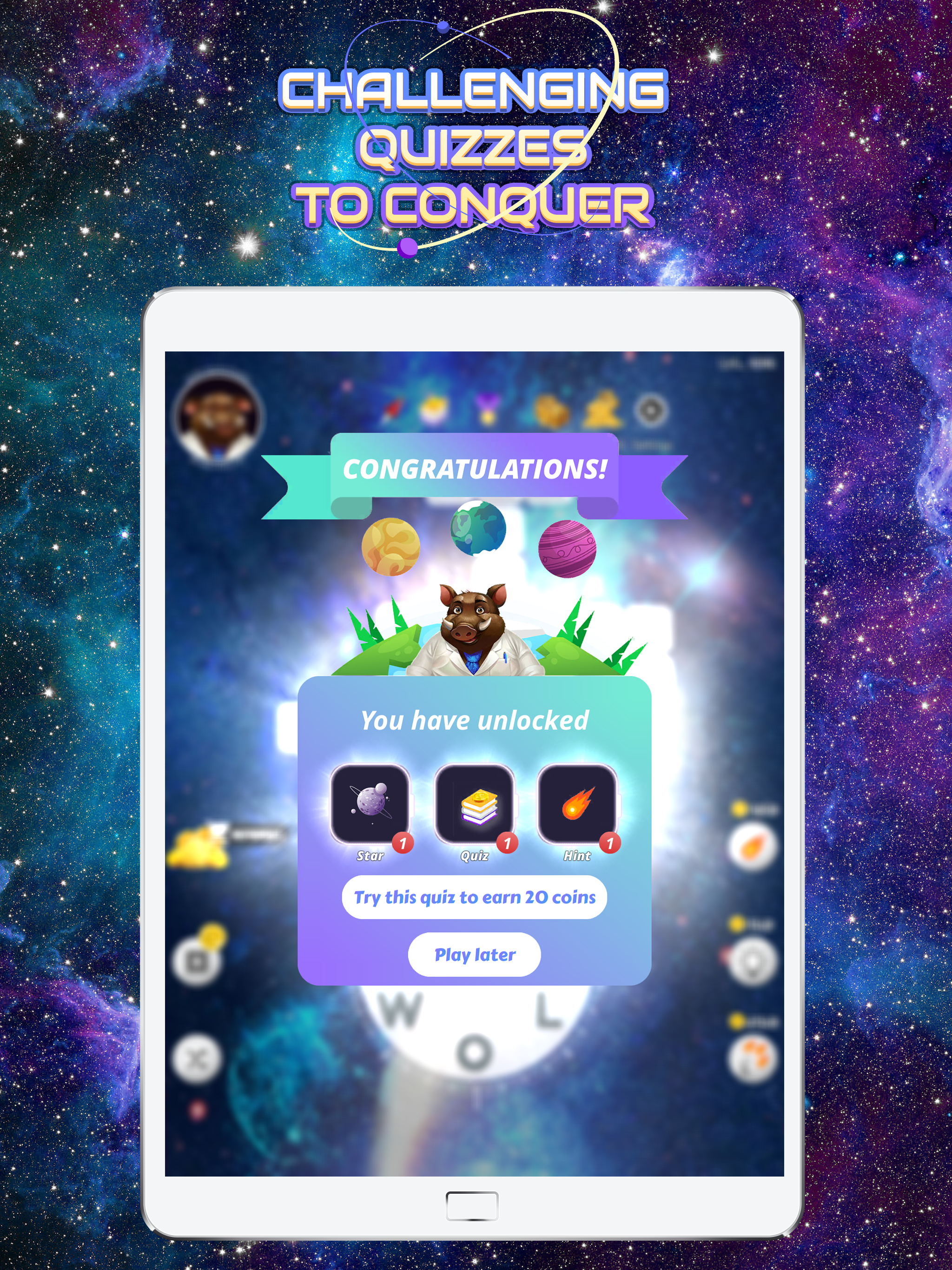 Скриншот игры Word Stellar - Addictive Crossword Puzzle Game